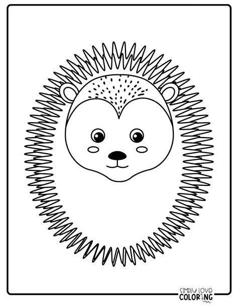 Free Porcupine Coloring Pages Simply Love Coloring