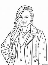 Demi Lovato Coloring Celebrity Ariana Grande Printable Rihanna Victorious Justice Underwood Carrie Getcolorings Cool Famous Drawing Colorings Lennon John sketch template