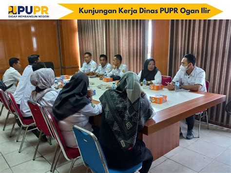 Kunjungan Kerja Dari Dinas PUPR Kabupaten Ogan Ilir Terkait Koordinasi Harga Satuan Dan ASB