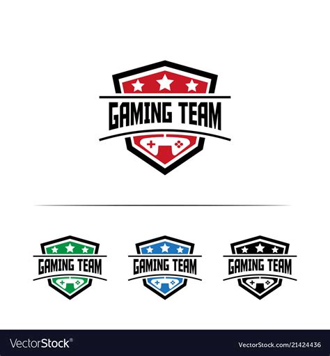 Gaming Logo Design Template Royalty Free Vector Image