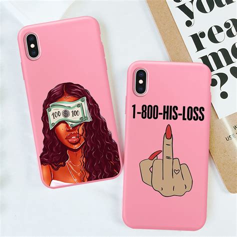 ciciber Melanin Poppin Black Girl Phone case for iPhone 11 Pro Max