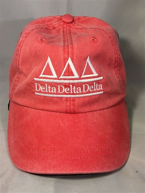 Delta Delta Delta Tri Delta Sorority Hat Poppy Brothers And Sisters