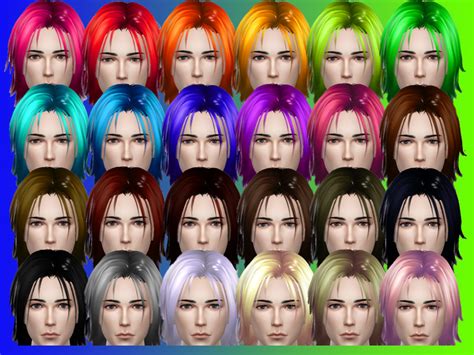 The Sims Resource Newsea Ego Hair J003 Recolor Sagi6
