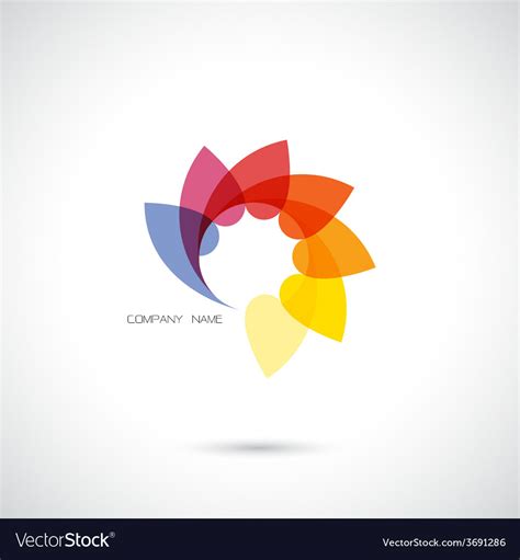 Creative Abstract Logo Design Template Royalty Free Vector