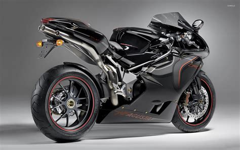 Back Side View Of A Mv Agusta F4 Series Motorcycle Wallpaper