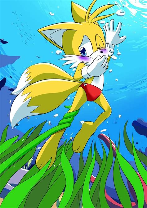 Tails Underwater Peril By Chef Cheiro On Deviantart Sonic Fan Art Underwater All The Things Meme