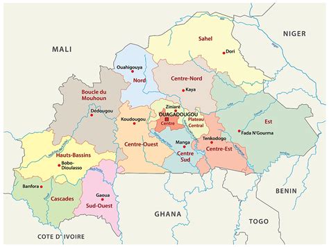 Mapa De Burkina Faso Dünyanin Bütün Güzelli̇kleri̇ni̇ Keşfedi̇n