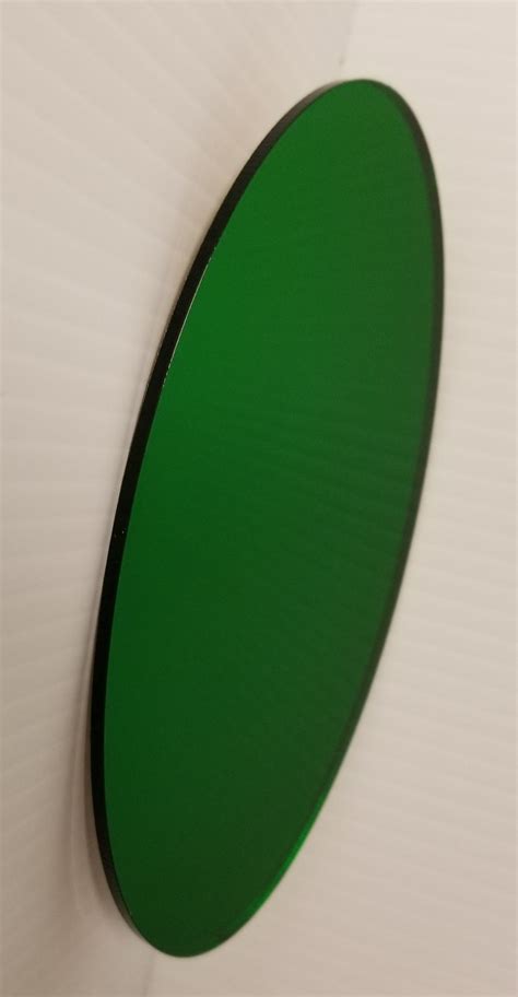 Acrylic Mirror Oval 5 12 X 11 18 Thick Laser Etsy