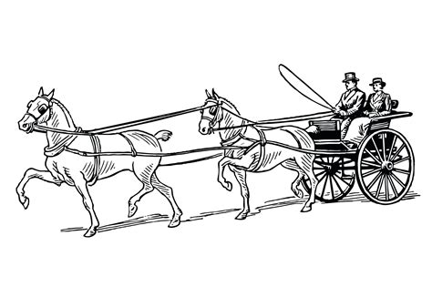 Horse And Buggy Drawing At Getdrawings Free Download