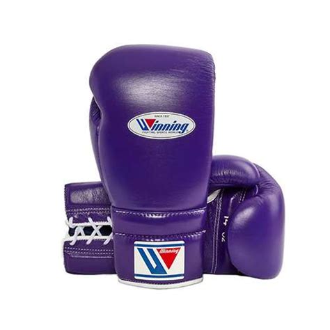 Winning Ms Training Gloves Lace Up Purple Sugar Rays