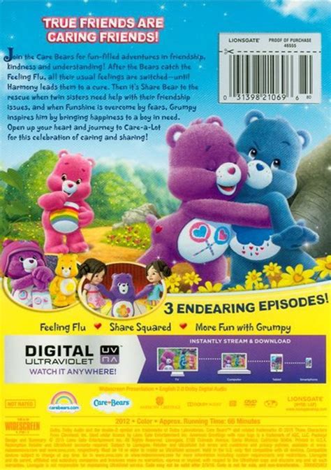 Care Bears Share Your Care Dvd Ultraviolet Dvd 2012 Dvd Empire
