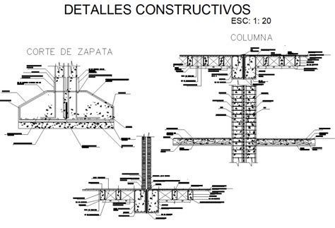 Detail Of Pile Foundation Plan And Section Dwg File Cadbull