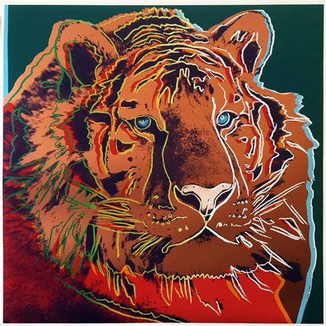 Andy Warhol Endangered Species Siberian Tiger 297 1983 Andy