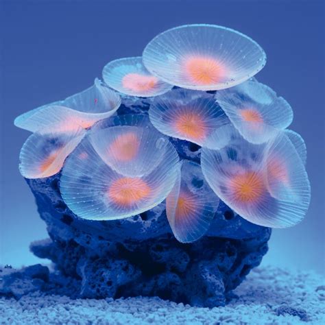 Neon Coral Discosoma Spp Rosa Ideas Marinas Tiefsee Wesen