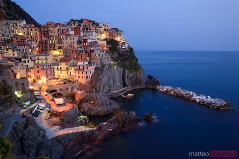 Matteo Colombo Photography Manarola At Night In The Cinque Terre