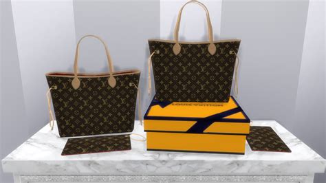 Lv Neverfull Pouch Only Public Platinumluxesims On Patreon Lv