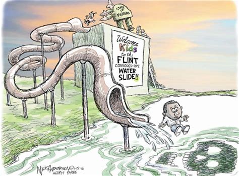 Deadline Detroit Flint Editorial Cartoons Part 2 Grim Reaper Gov Austerity Deadly Water