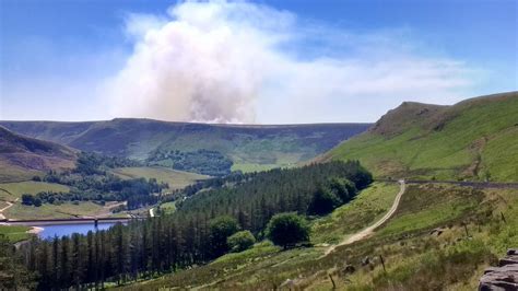Fire On Saddleworth Moors That Can Be Seen For Miles Yorkshirelive