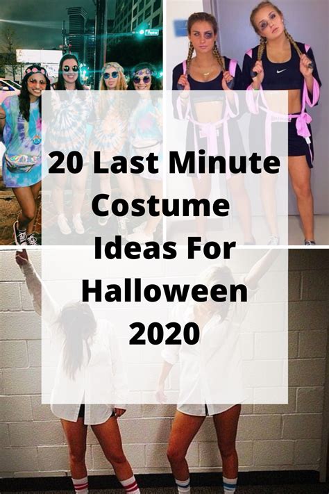 20 Best Last Minute Costume Ideas For Halloween Last Minute Halloween Costumes Quick