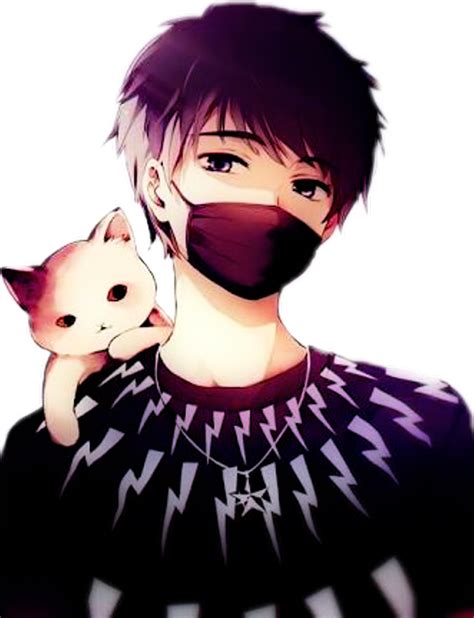 Download Hd Cute Neko Kawaii Anime Boy Animeboy Kawaiiboy Nekoboy