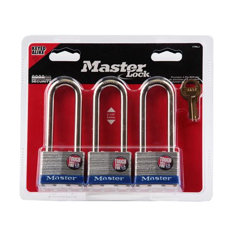 Master Lock 1 34 Padlocks 3 Pack