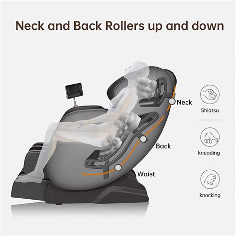 Buy Real Relax 2022 Massage Chair Of Dual Core S Track Recliner With Smart Voice Controller Zero