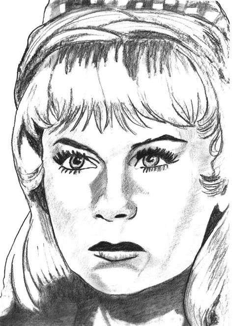 Yeoman Janice Rand Pencil Drawing By Karracaz Star Trek Artwork