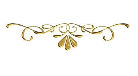 Image Result For Free Dividers Transparent Gold Clipart Scrollwork