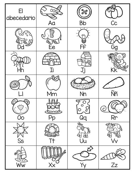 Ejercicios Sobre El Alfabeto Español