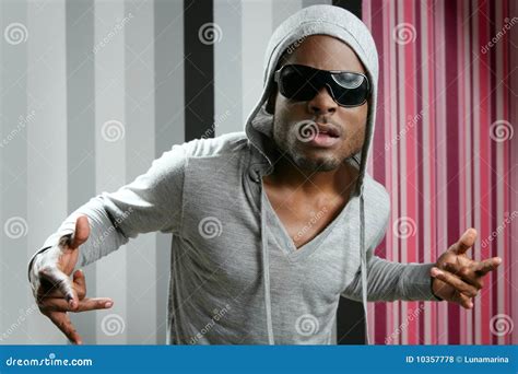 African American Young Black Man Rap Royalty Free Stock Photos Image