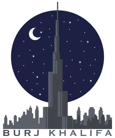 Burj Khalifa 20 X 24 Famous Landmark Living Room Wall DÃ©cor Sticker