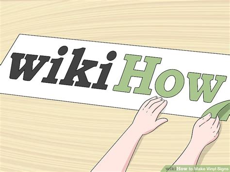 How To Make Vinyl Signs 11 Steps With Pictures Wikihow