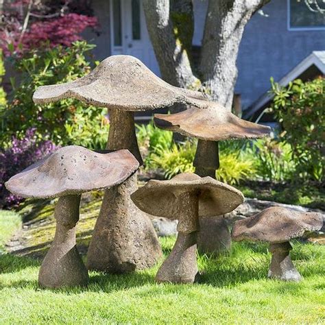 Garden Art Mushrooms Design Ideas For Summer In Unique Garden