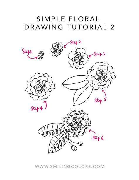 Art Easy Drawings Of Flowers Learn How To Draw A Bunch Of Flowers In