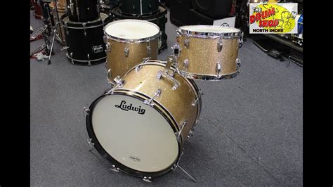 1960s Vintage Ludwig Downbeat 201214 Champagne Sparkle The Drum
