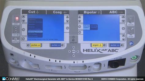 Helixar Module 3 Settings Menu And Program Mode Conmed In Service