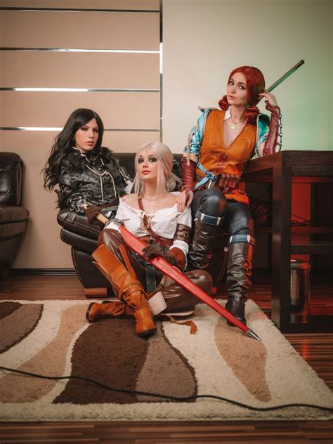 Triss Ciri And Yenifer From The Witcher By Sia Siberia Purple Bitch And Helly Rite Rcosplayhq