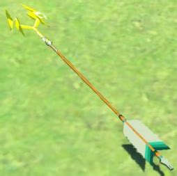 You can farm arrows by using any wooden shield. Shock Arrow - Zelda Wiki