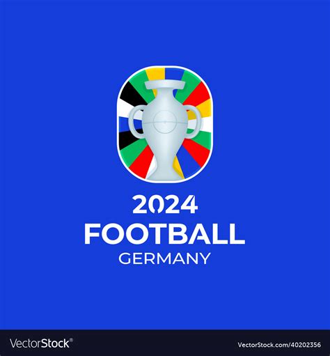 2024 Football Championship Logo Football Vector 40202356 
