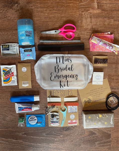 Personalized Bridal Emergency Kit Bride Gift Personalized Gift