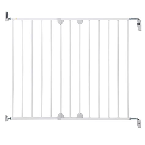 You'll understand how it works and why it saves you so much time. Safety 1st Wall Fix Extending Metal Safety Gate-White (NEW ...
