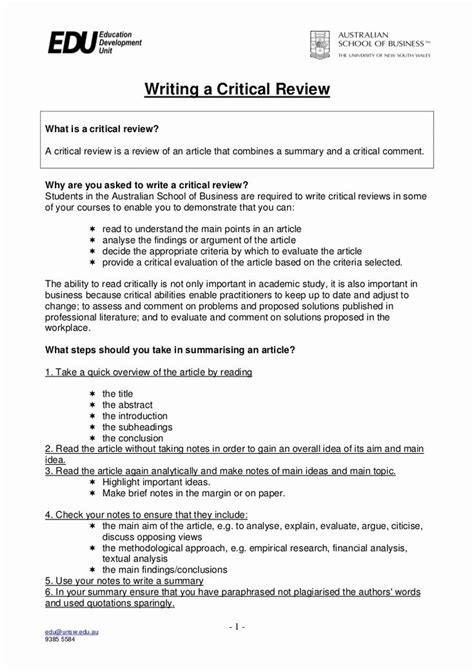 Using headings and subheadings in social science writing. Art Critique Example Essay Lovely How to Write A Critical ...