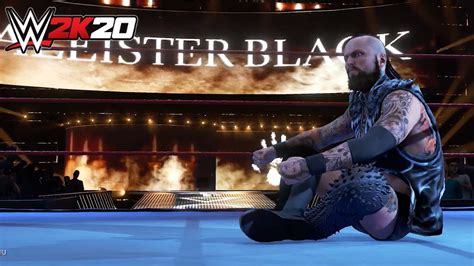 Aleister Black Entrance Comparison Wwe 2k20 Youtube