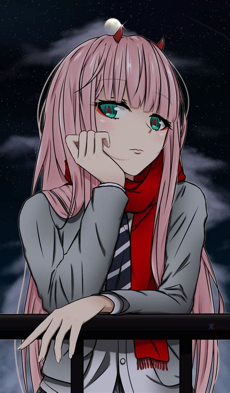 30 Wallpaper Gambar Zero Two Kawaii