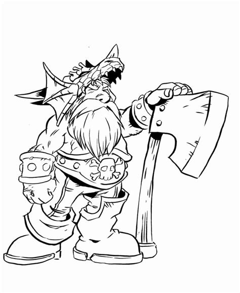 World Of Warcraft Coloring Pages