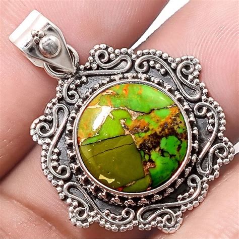 Earth Art Hand Crafted Artisan Jewelry Copy Copper Green Turquoise