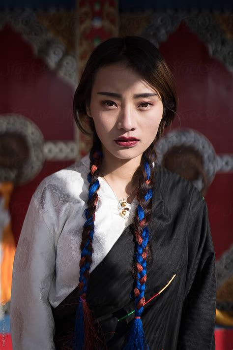 Beautiful Tibetan Young Woman By Stocksy Contributor Paul Ratje