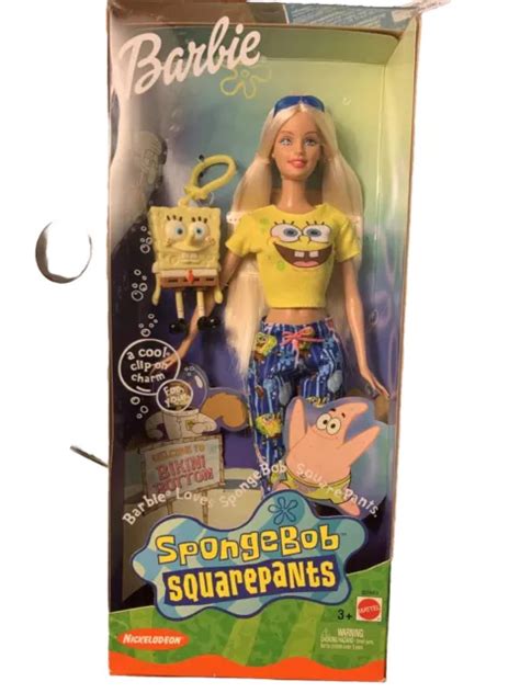 Mattel Nickelodeon Barbie Loves Spongebob Squarepants Nrfb