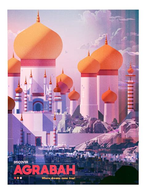 Disney Dream Destinations Created By James Gilleard Disney Posters