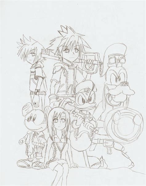 Kingdom Hearts 2 Booklet Cover By Xxmoonangelxx On Deviantart